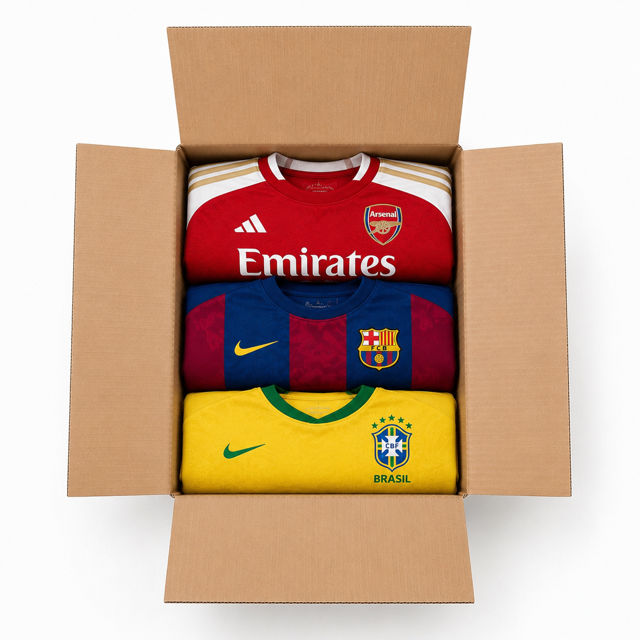 Branded Football T-shirt Box Supplier